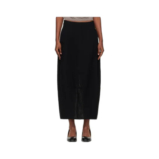 Twill Midi Skirt