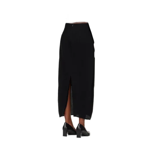 Twill Midi Skirt