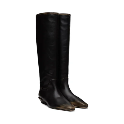 Paris Texas Low Stacked Heel Bettina Boots