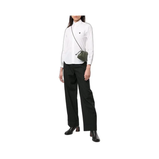 Logo Embroidered Plain Shirt