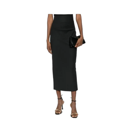 Alberta Ferretti Stretched Long Skirt