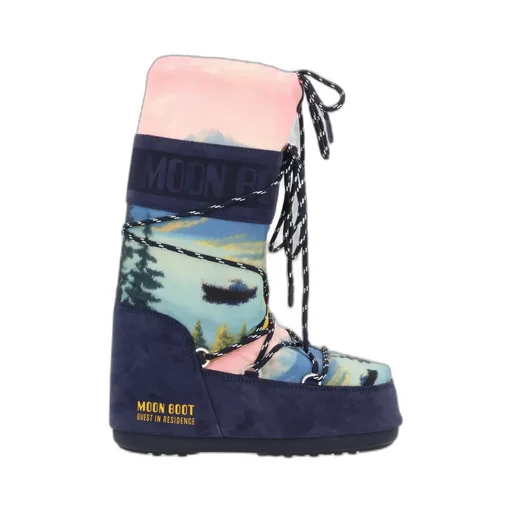 Moon Boot Lace-Up Snow Boots