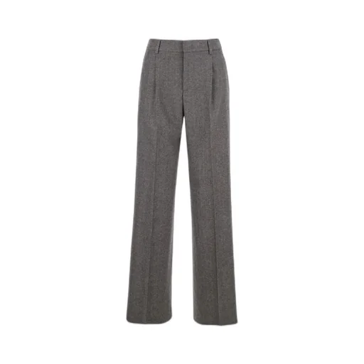 Pt Torino High-Waist Straight-Leg Pants