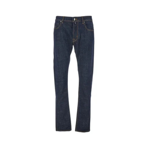 Jacob Cohen Logo Patch Slim Fit Jeans
