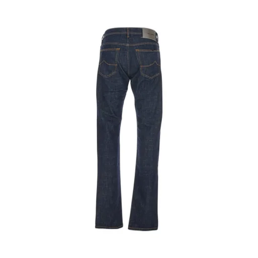 Jacob Cohen Logo Patch Slim Fit Jeans