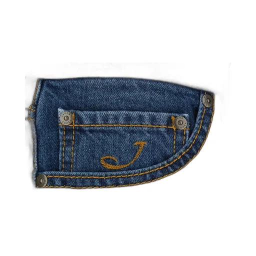 Jacob Cohen Logo Patch Straight-Leg Jeans
