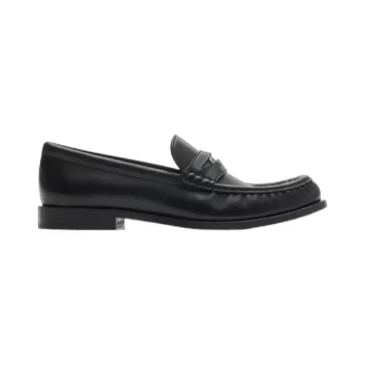 Burberry Cadet Gathered Slip-On Loafers