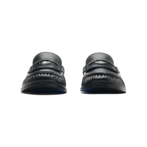 Burberry Cadet Gathered Slip-On Loafers