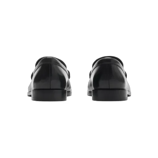 Burberry Cadet Gathered Slip-On Loafers