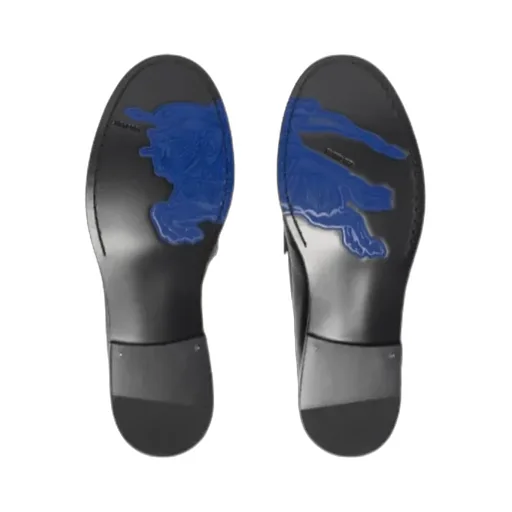 Burberry Cadet Gathered Slip-On Loafers