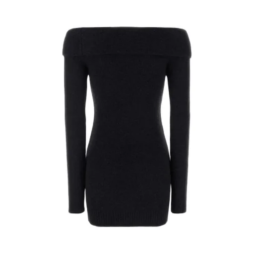 Off-Shoulder Embellished Mini Dress