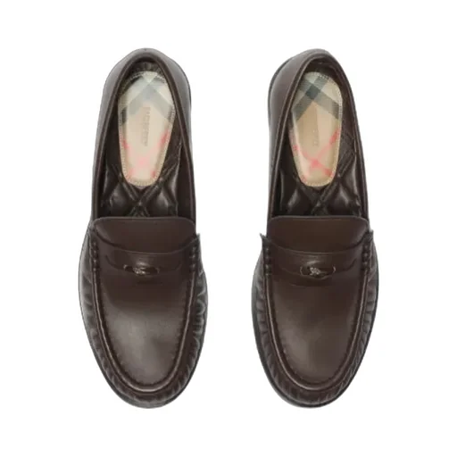 Burberry Leather Penny Loafers