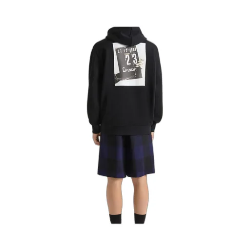 Givenchy Couture Seam Regular Fit Drawstring Hoodie