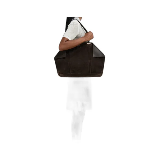 Ferragamo Large Folded-Sides Top Handle Bag