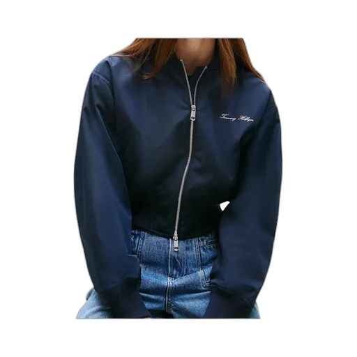 Water Repellent Relaxed Short Bomber Jacket