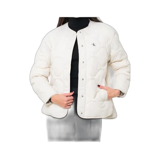 Round Neck Long-Sleeved Cotton Coat