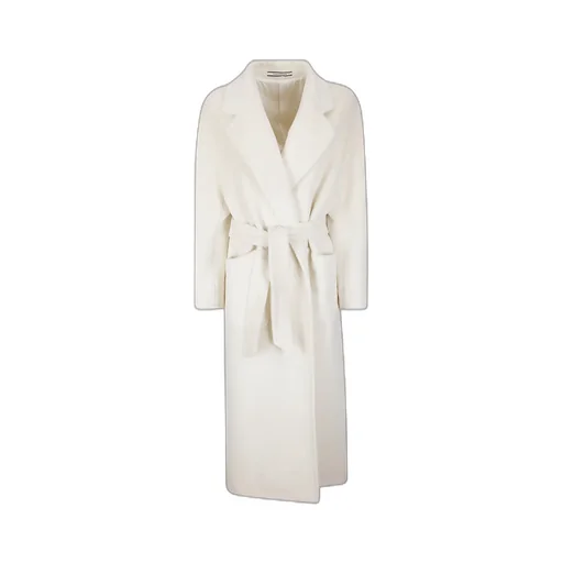 Tagliatore Charlize Belted-Waist Long Coat