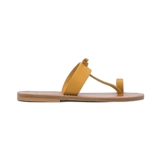 Knot-Detail Thong-Toe Sandals