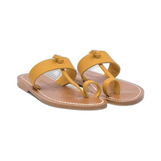 Knot-Detail Thong-Toe Sandals