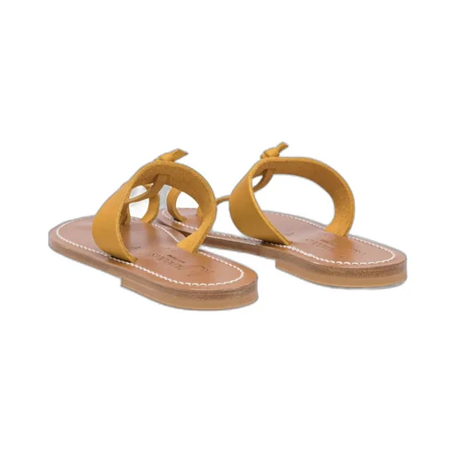 Knot-Detail Thong-Toe Sandals