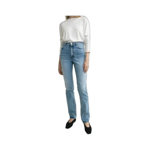 TotÊMe Logo-Patch High Waist Jeans