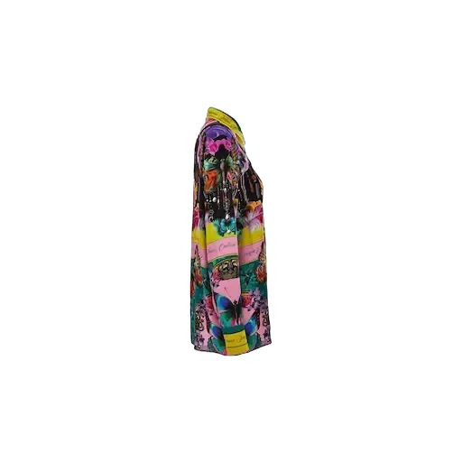Versace Jeans Couture Pattern-Printed Long-Sleeved Shirt