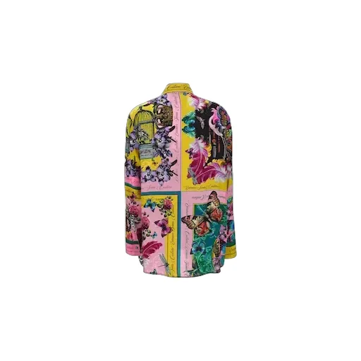 Versace Jeans Couture Pattern-Printed Long-Sleeved Shirt