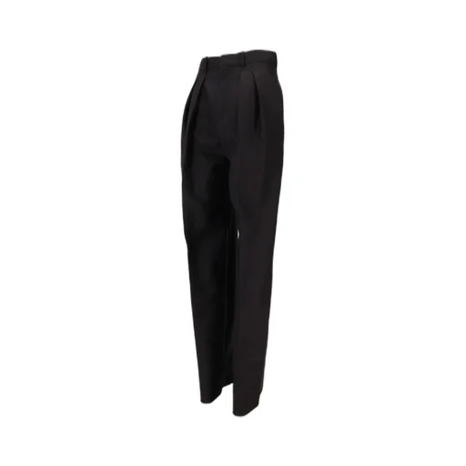 Pleated-Front Straight Trousers