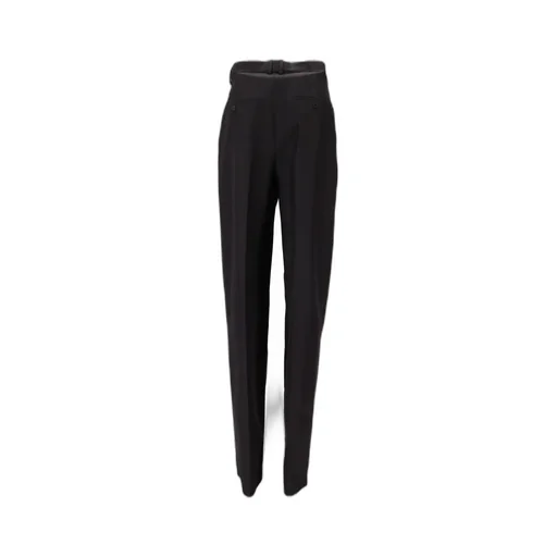 Pleated-Front Straight Trousers