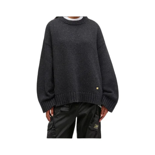 Dark Grey Wool Mix Jumper