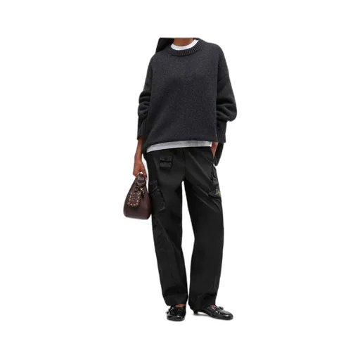 Dark Grey Wool Mix Jumper