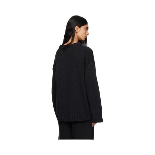 Dark Grey Wool Mix Jumper