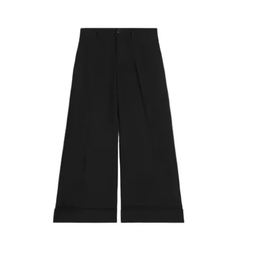 Docks Trousers In Wool Gabardine