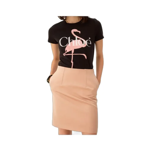 Chloé Graphic Printed Crewneck T-Shirt