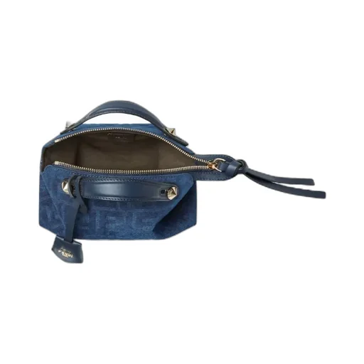 By The Way Soft Mini Blue Ff Denim Flocked Mini-Bag