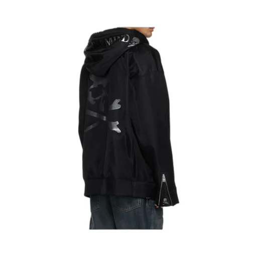 Sheer Multi-Layered Zipper Casual Jacket