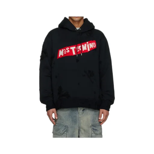 Distressed Logo Hoodie