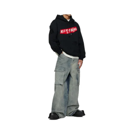 Distressed Logo Hoodie