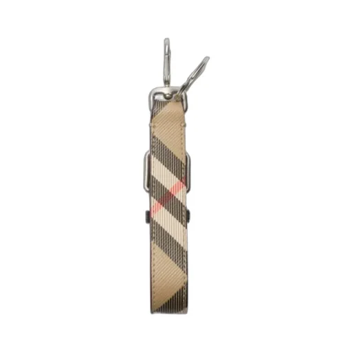 Burberry Checked Buckle Detailed Keychain