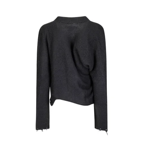 Junya Watanabe V-Neck Distressed-Effect Cardigan