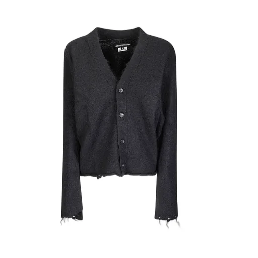 Junya Watanabe V-Neck Distressed-Effect Cardigan