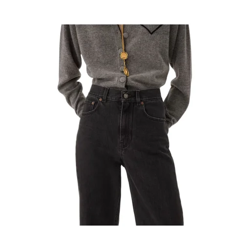 Chlo High-Waisted Cropped Jeans
