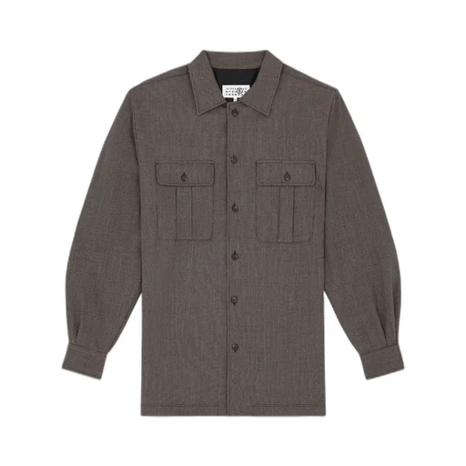 Mm6 Maison Margiela Tweed Shirt Dress