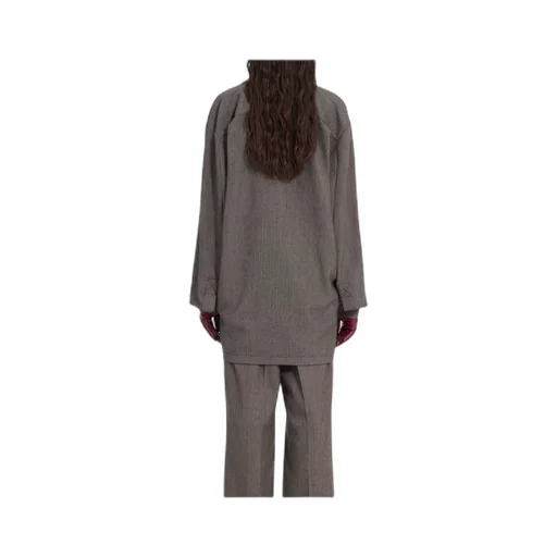 Mm6 Maison Margiela Tweed Shirt Dress