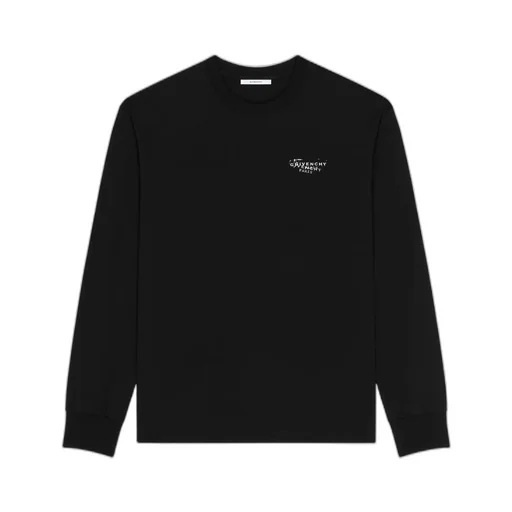 Givenchy Stamp Printed Long-Sleeved T-Shirt
