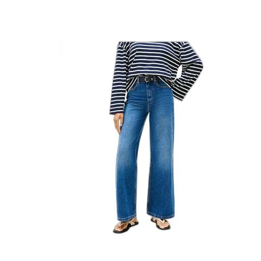 High Rise Wide Leg Jeans