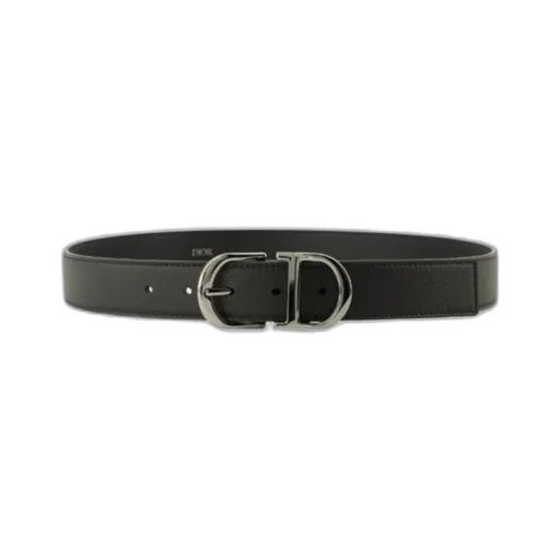Dior Homme Logo Plaque Buckled Belt