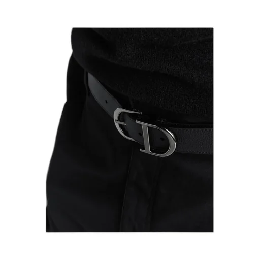 Dior Homme Logo Plaque Buckled Belt