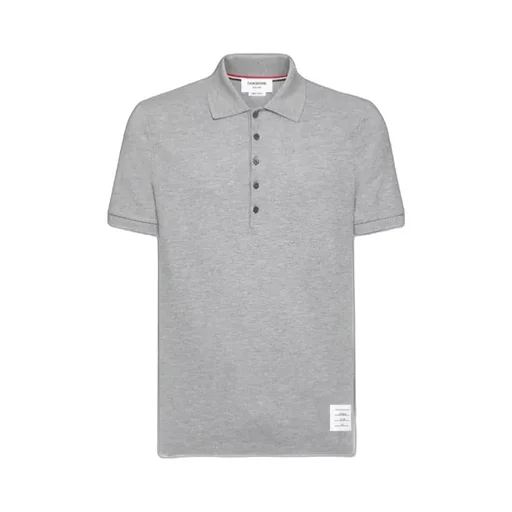 Thom Browne 4-Bar Short-Sleeved Polo Shirt