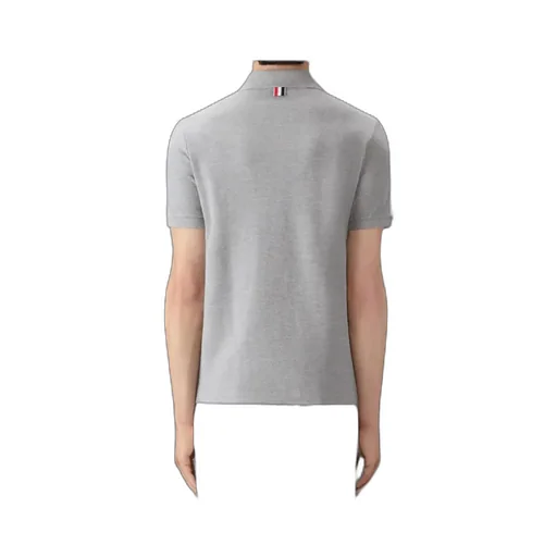 Thom Browne 4-Bar Short-Sleeved Polo Shirt